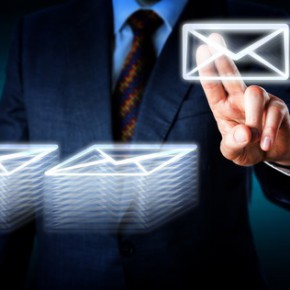 Doing Overtime Stacking Many Emails In Cyberspace